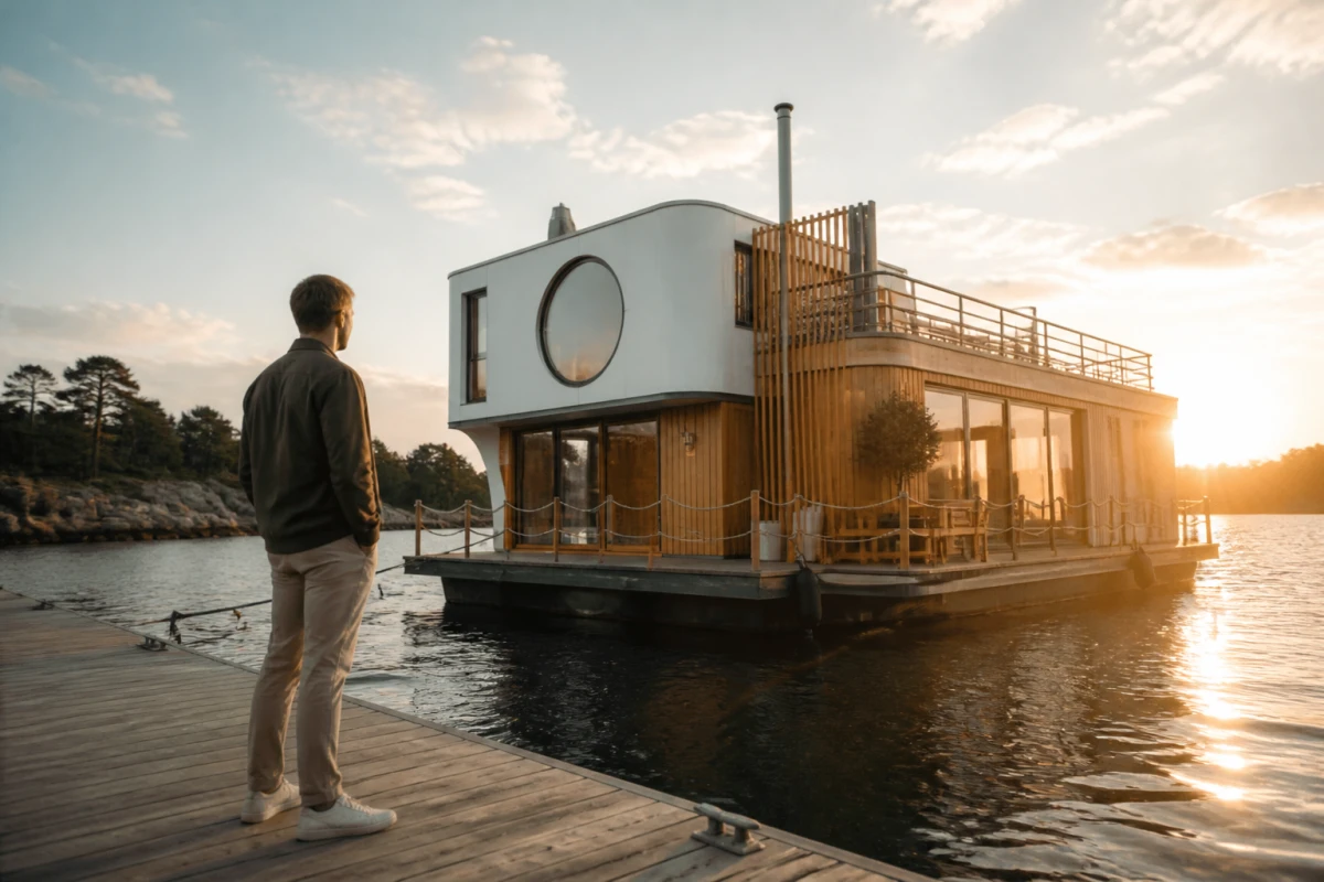 Cabane flottante sur mesure Côtes-d'Armor