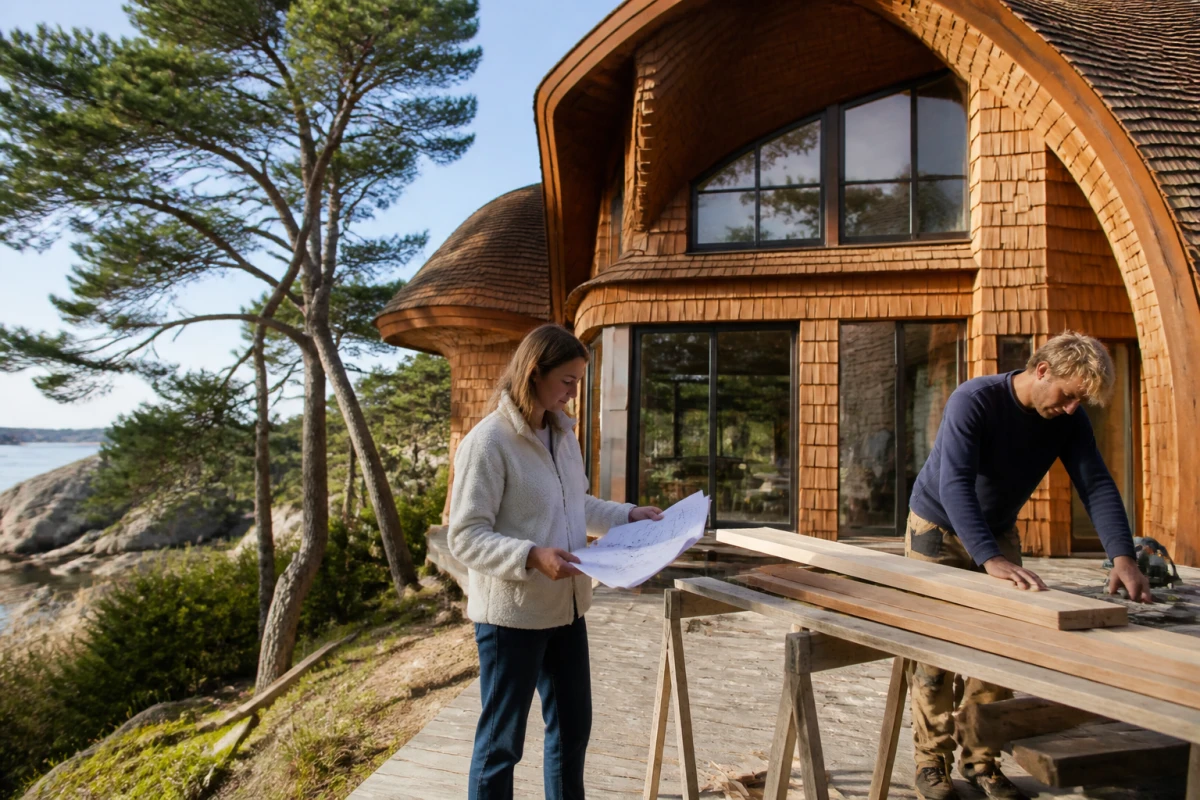 Constructeur chalet bois insolite Tréguier