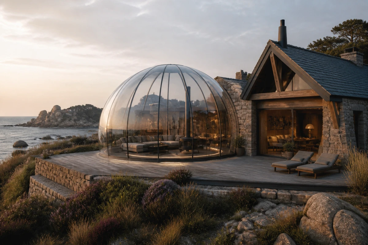 Constructeur dôme transparent Bretagne