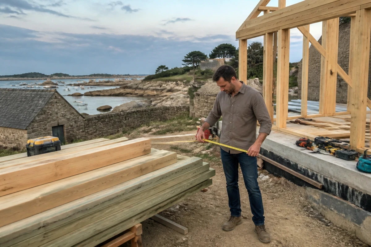 Construction cabane bois sur mesure Bretagne Lannion